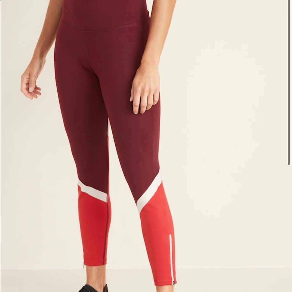 NWT old navy go-dry high rise elevate leggings S